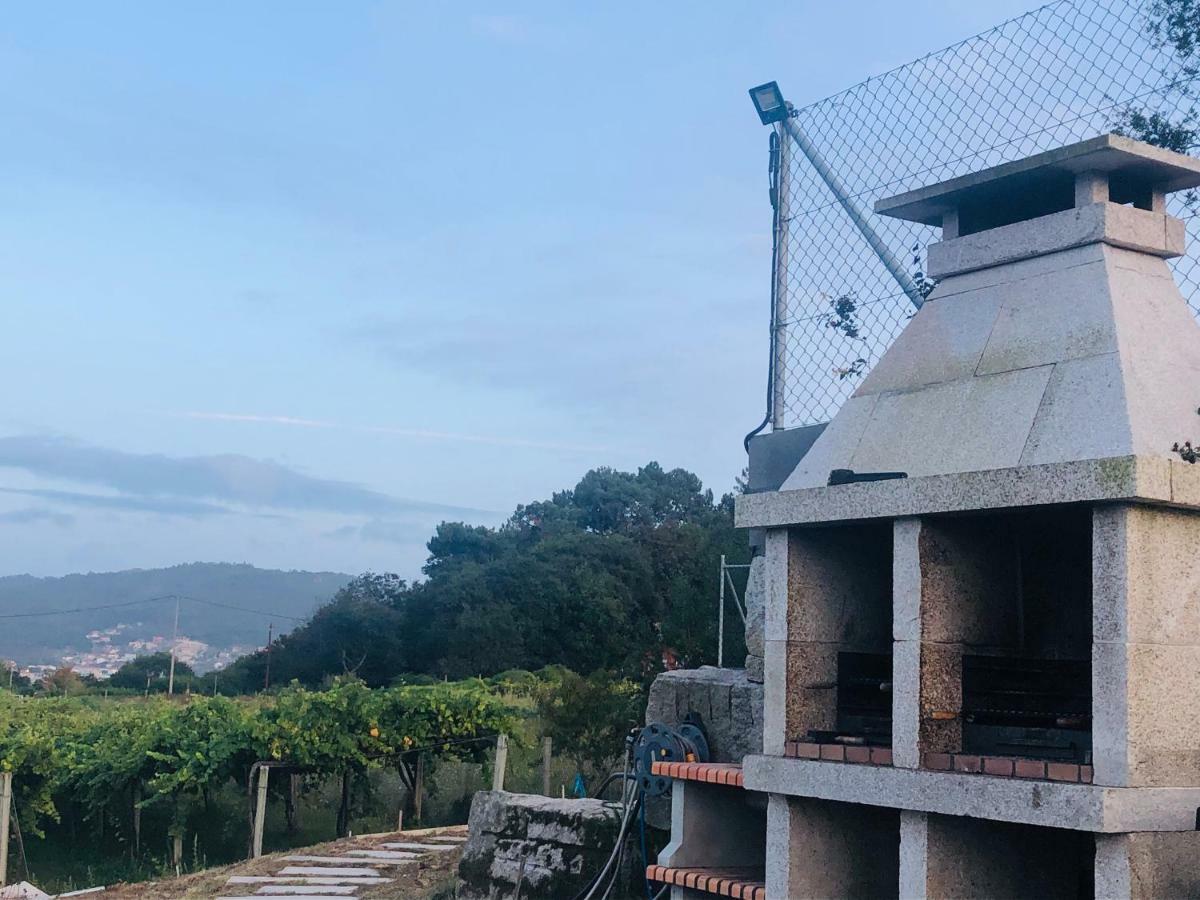 Casa Con Jardin Al Lado De Playa Hio Villa Vilanova  Bagian luar foto